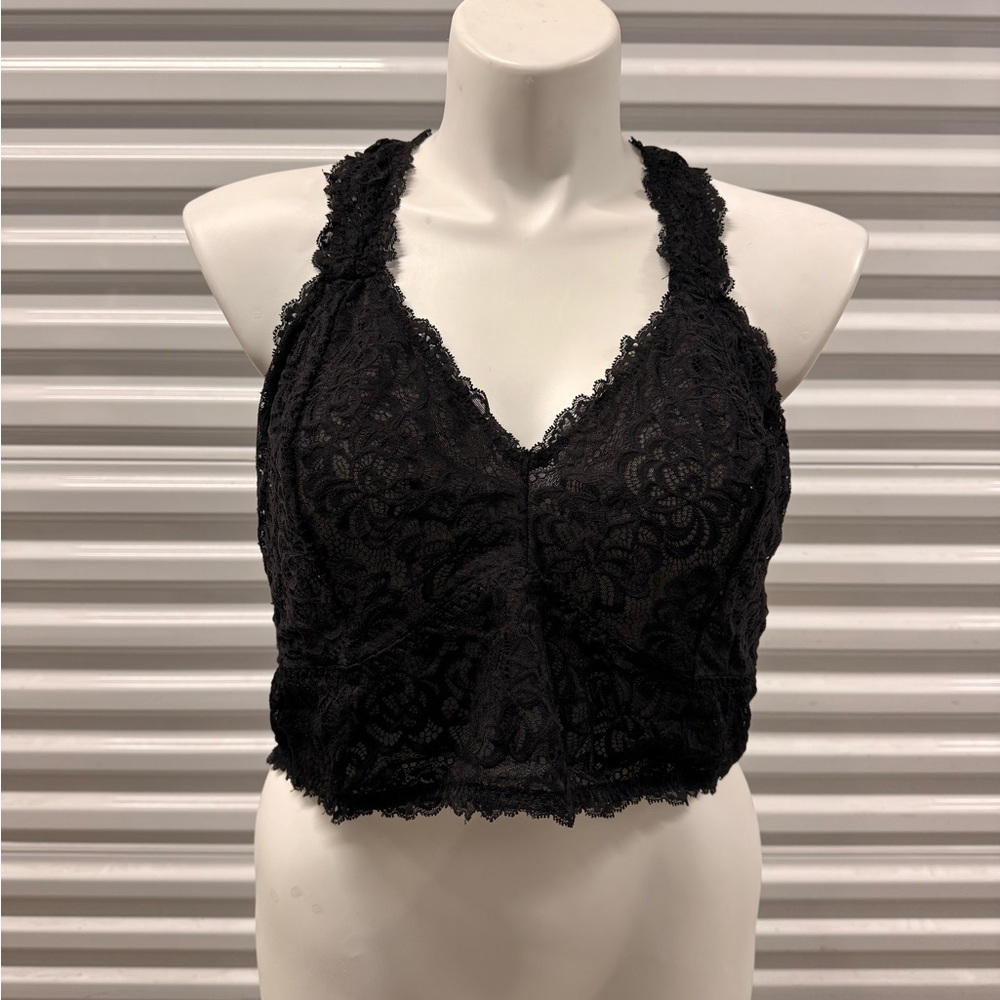Chic Black Lace Bralette